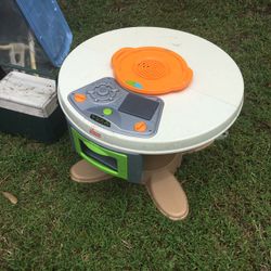 Kids play kitchen activity table with sounds only $20