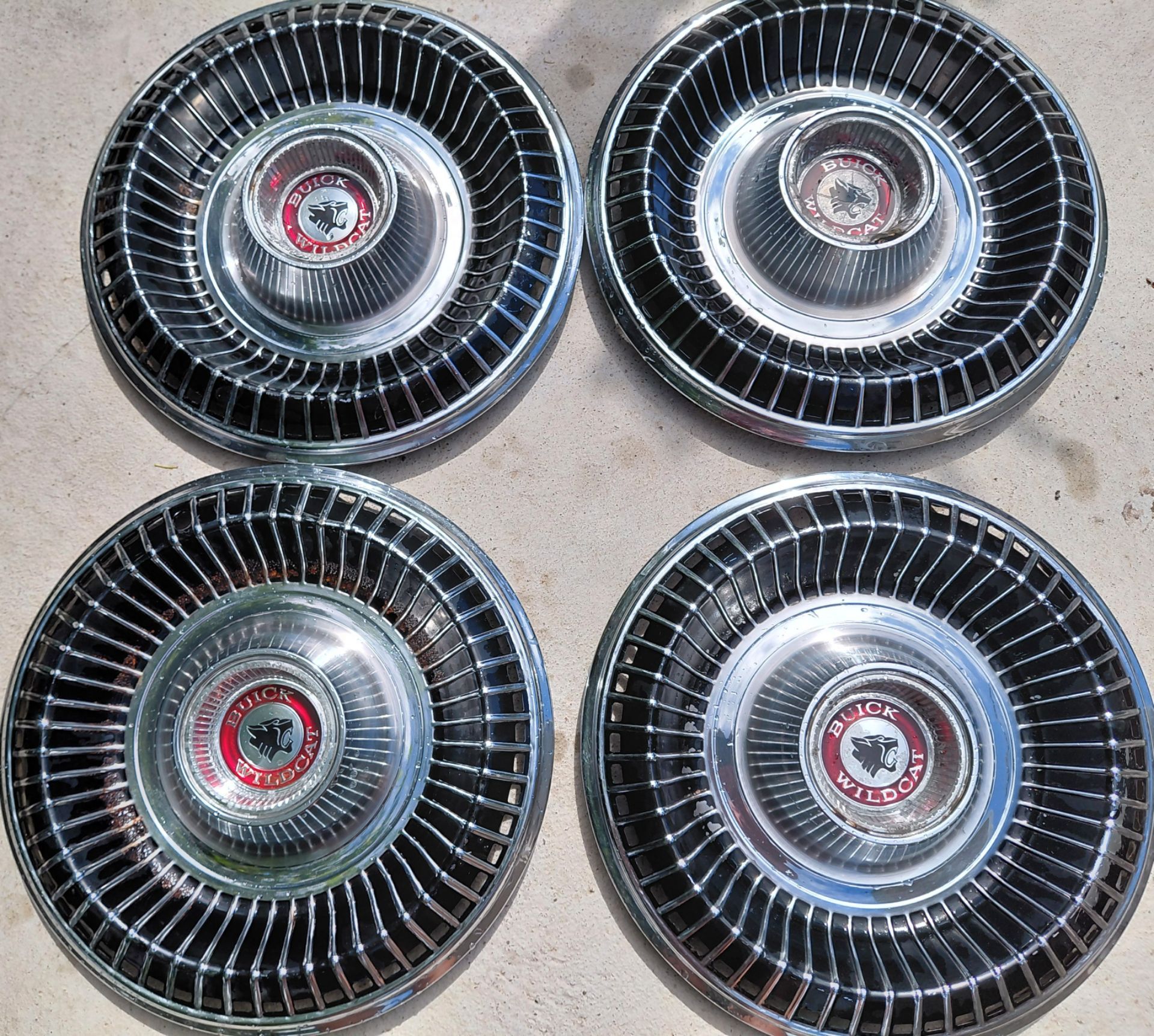 Rare 1965 Buick wildcat hubcaps