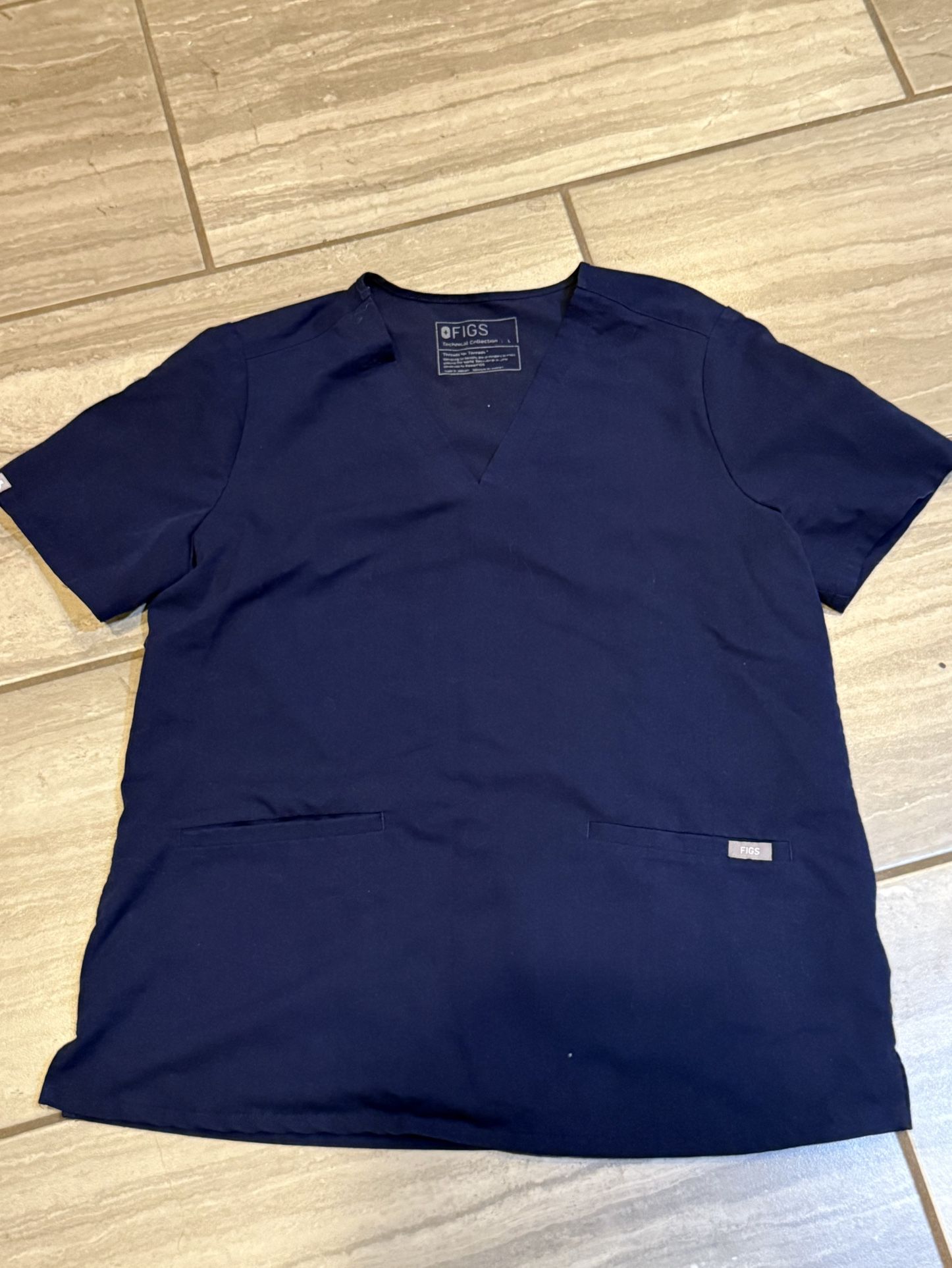 Figs Scrub Casma Top sz L