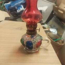 Small Antique Oil Lamp