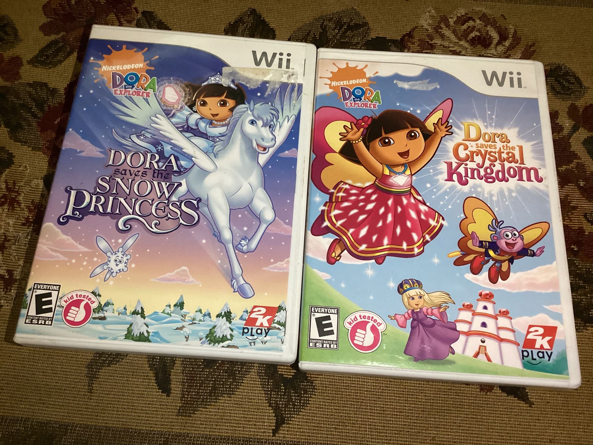 Dora saves the snow princess & saves the crystal kingdom for Nintendo Wii