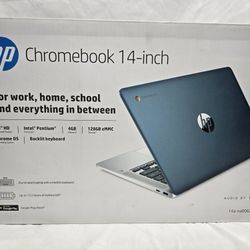 HP Chromebook 14" HD LED Intel Pentium N5030 4GB RAM /128GB SSD 14a-na0062tg 