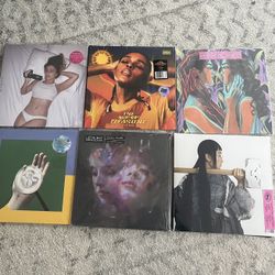 Vinyl records Charli XCX, Janelle Monae, Yaeji etc..