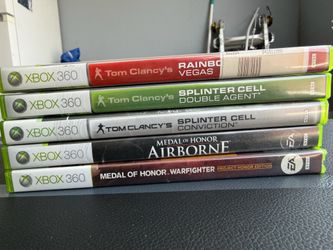 Xbox 360 military game bundle of 5 CIB