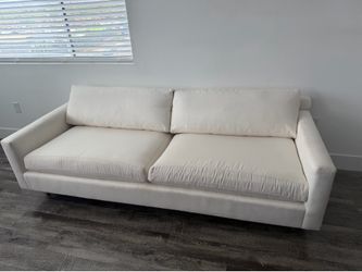 Mitchell Gold Bob Williams Hunter Sofa Off white Cream Fabric