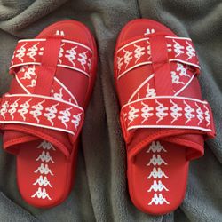 Red Flame - White Kappa slides