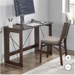 New Stakmore Pre-Assembled Wood Folding Desk 