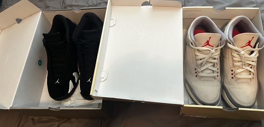 Jordan 3 Muslin And Jordan 14 Black And White 