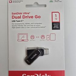 Sandisk 1TB Ultra Dual Drive Go USB 3.2 Type C and A 