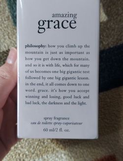 New In Seal Philosophy Amazing Grace Perfume