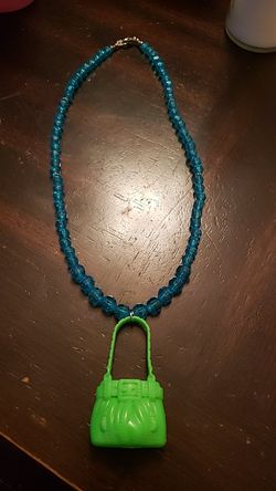 Turquoise and green necklace