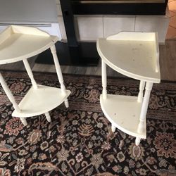 2 Corner Plant Stands