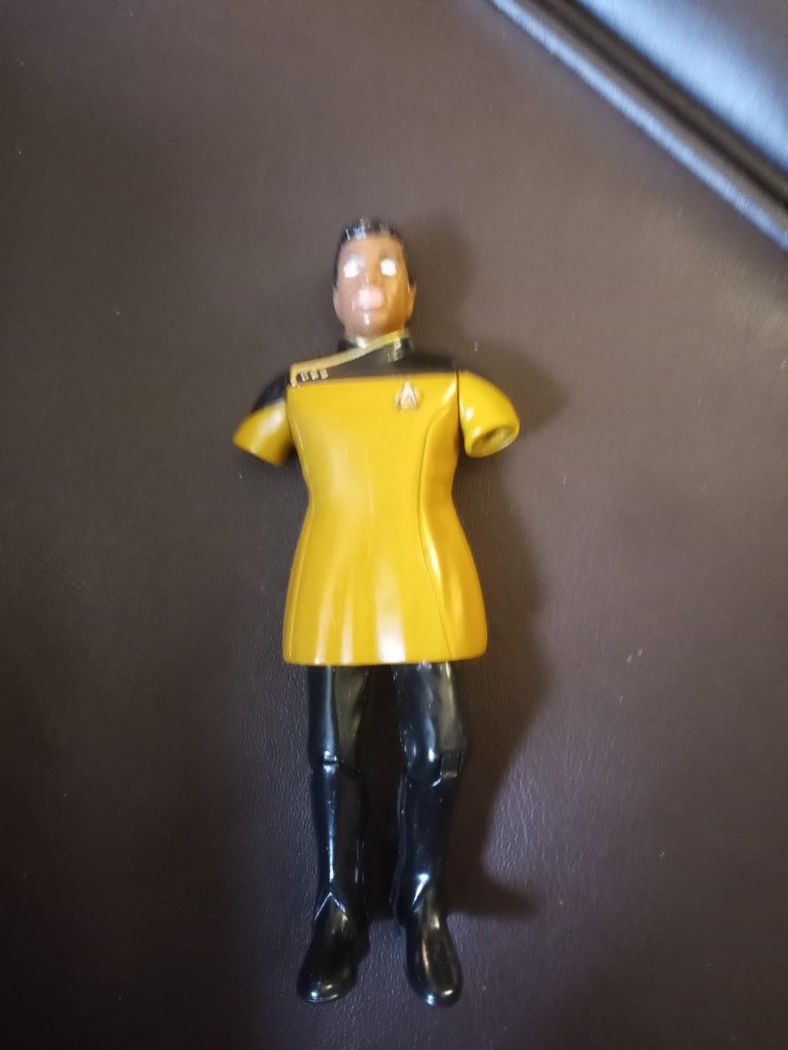 Star Trek The Next Generation Geordi La Forge In Dress Uniform Action Figure- Just For Parts