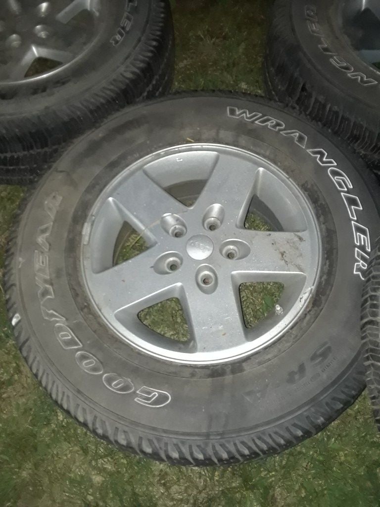 Jeep rims and tires