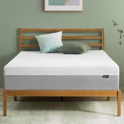 New💥10" Zinus King Size Mattress Green Tea Memory Foam Rolled compressed seal....