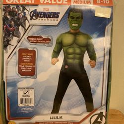 Incredible Hulk kids costume 8 to 10 brand new