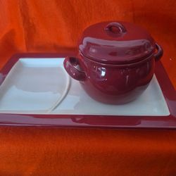 Oneida Soup Bowl With Platter New