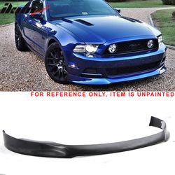 Fits 2013-2014 Mustang V6 V8 Type S Front Bumper Lip Spoiler - (PU)