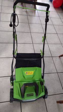 IRON MAX 15" inches Electric Lawn Mover. Lawn Scarifler. ..$ 120.