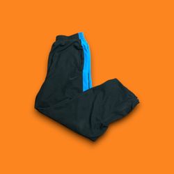 Nike Pant Black Dri-Fit Elite Reflective Lightweight Trail Running Zip Ankle