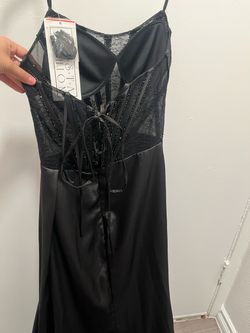 elegant black dress size small