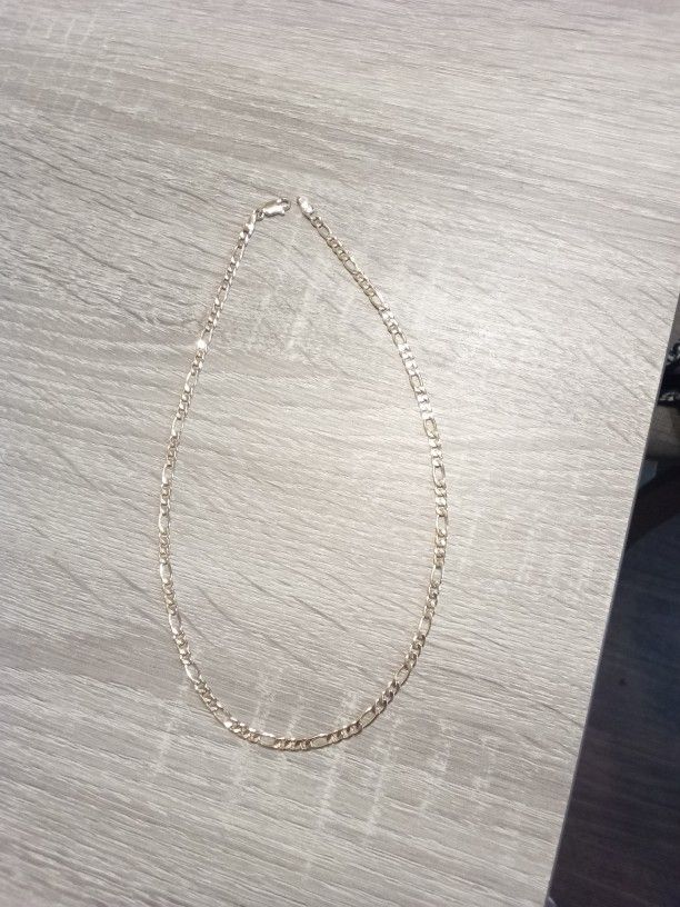 10k Gold Plated 20"-22" Figaro Chain