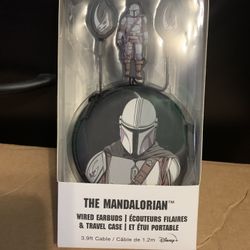Star Wars The Mandalorian Wired Earbuds & Travel Case