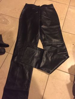 Leather pants