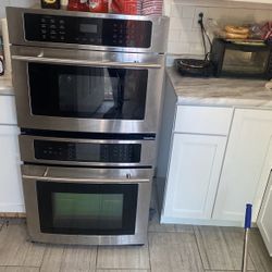 Dual Microwave And Conventional Oven 