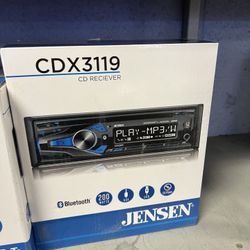 Jensen Single Din Bluetooth Stereo On Sale For 84.99 