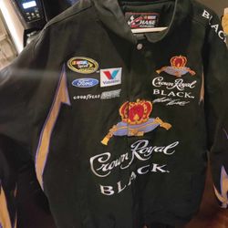 Vintage Crown Royal Nascar Racing Jacket #17 Matt Kenseth