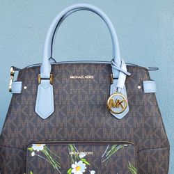 Michael Kors Large Satchel And Large Wallet 