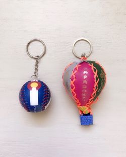 Baseball and Kapadokya Keychains