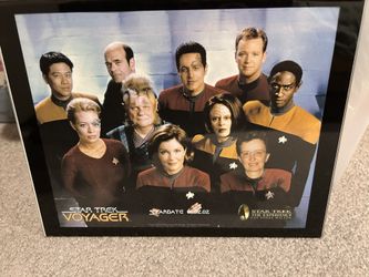 STAR TREK VOYAGER Photo, Nicely-Framed, From 2002