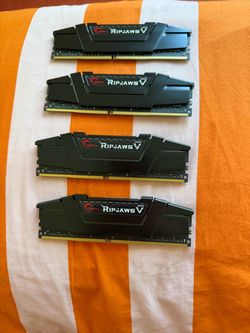 DDR4 G.SKILL Ripjaws V Series 3600 64GB (4 x 16GB) 288-Pin PC RAM