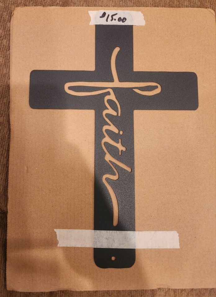 Faith Metal Cross