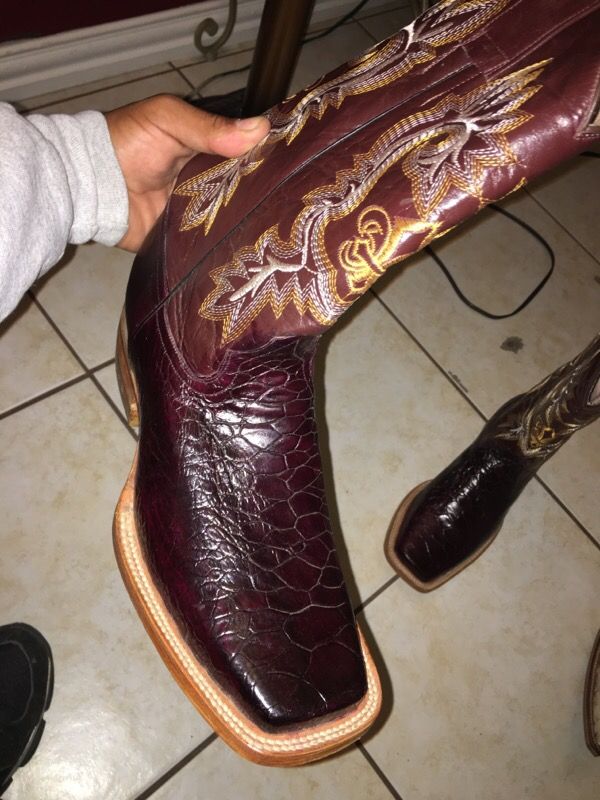 Bota de caguama original! (Sea Turtle exotic leather boots)