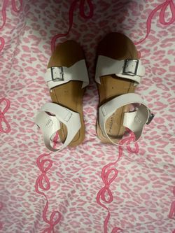 Madden girl white sandals