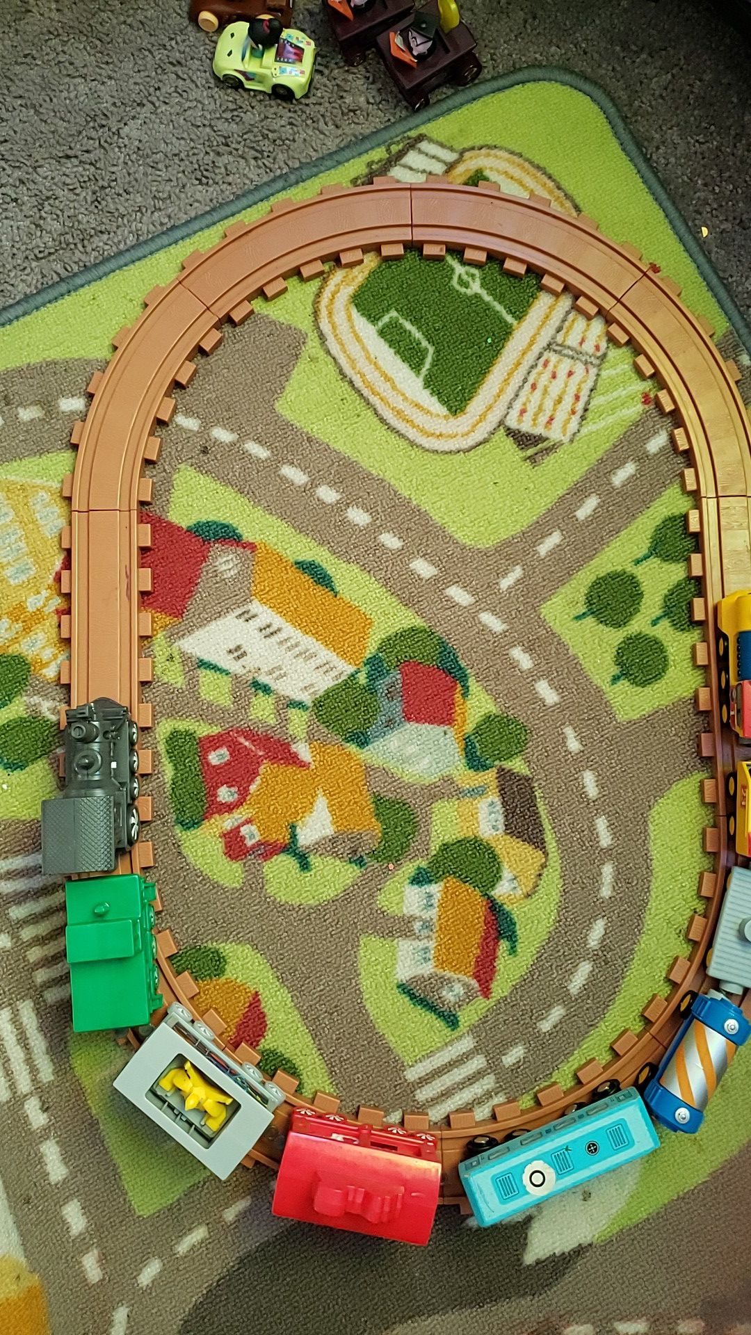 Train Tracks with Trains makes noise Kids Toys