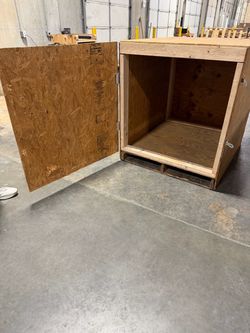 Wooden crates
