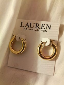 Ralph Lauren Hoop Earrings