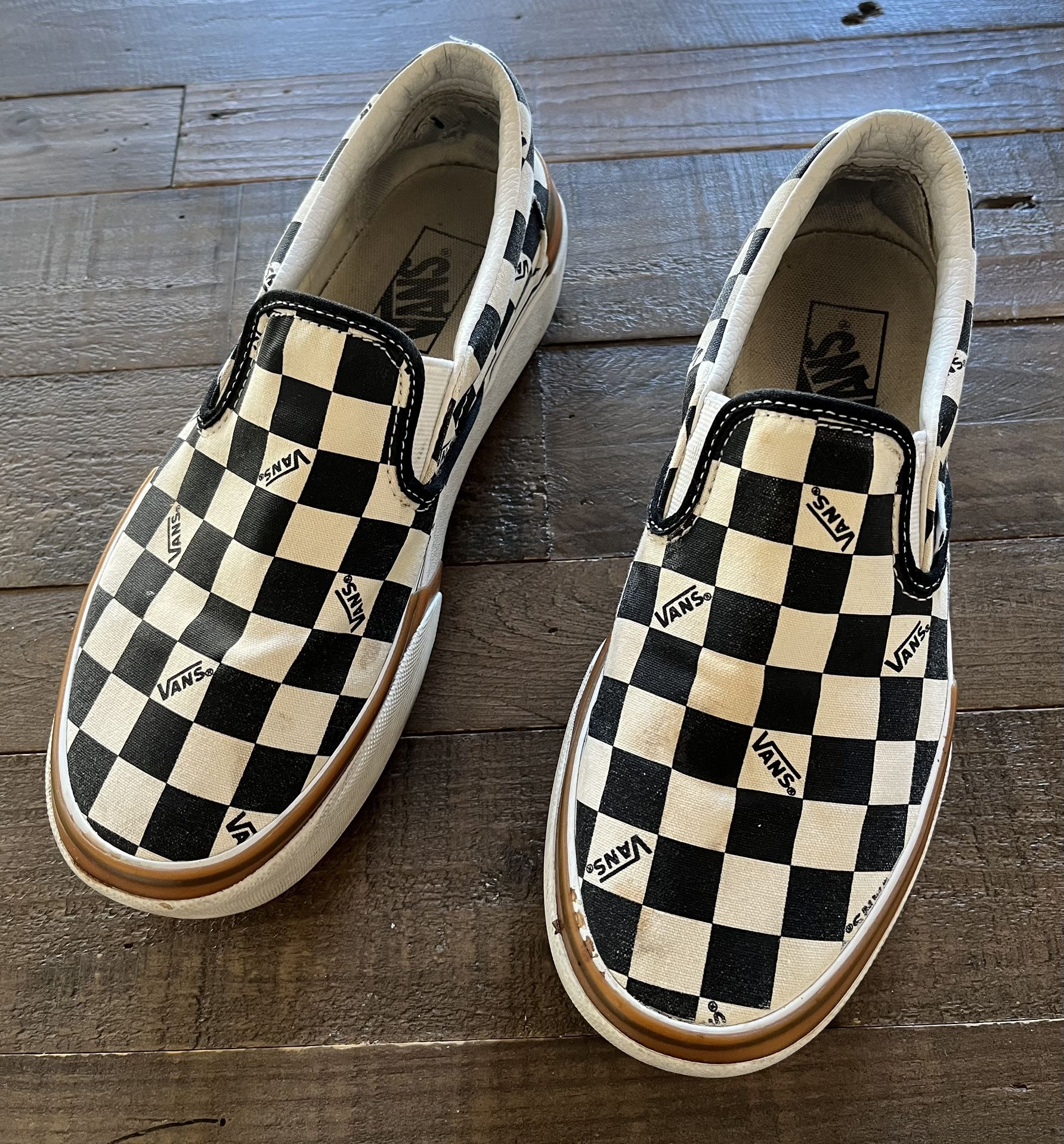 Vans Stacked Checkerboard Platform Shoe Women’s Size 8.5/9