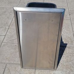 Coyote Stainless Steel Pull Out Trashcan 