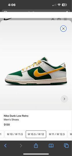Nike Dunk Low Retro Men's Sneakers
