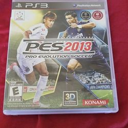 Sony PlayStation 3 Ps3 Pes 2013 Pro Evolution Soccer RARE 