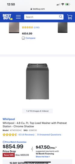 Whirlpool Washer 