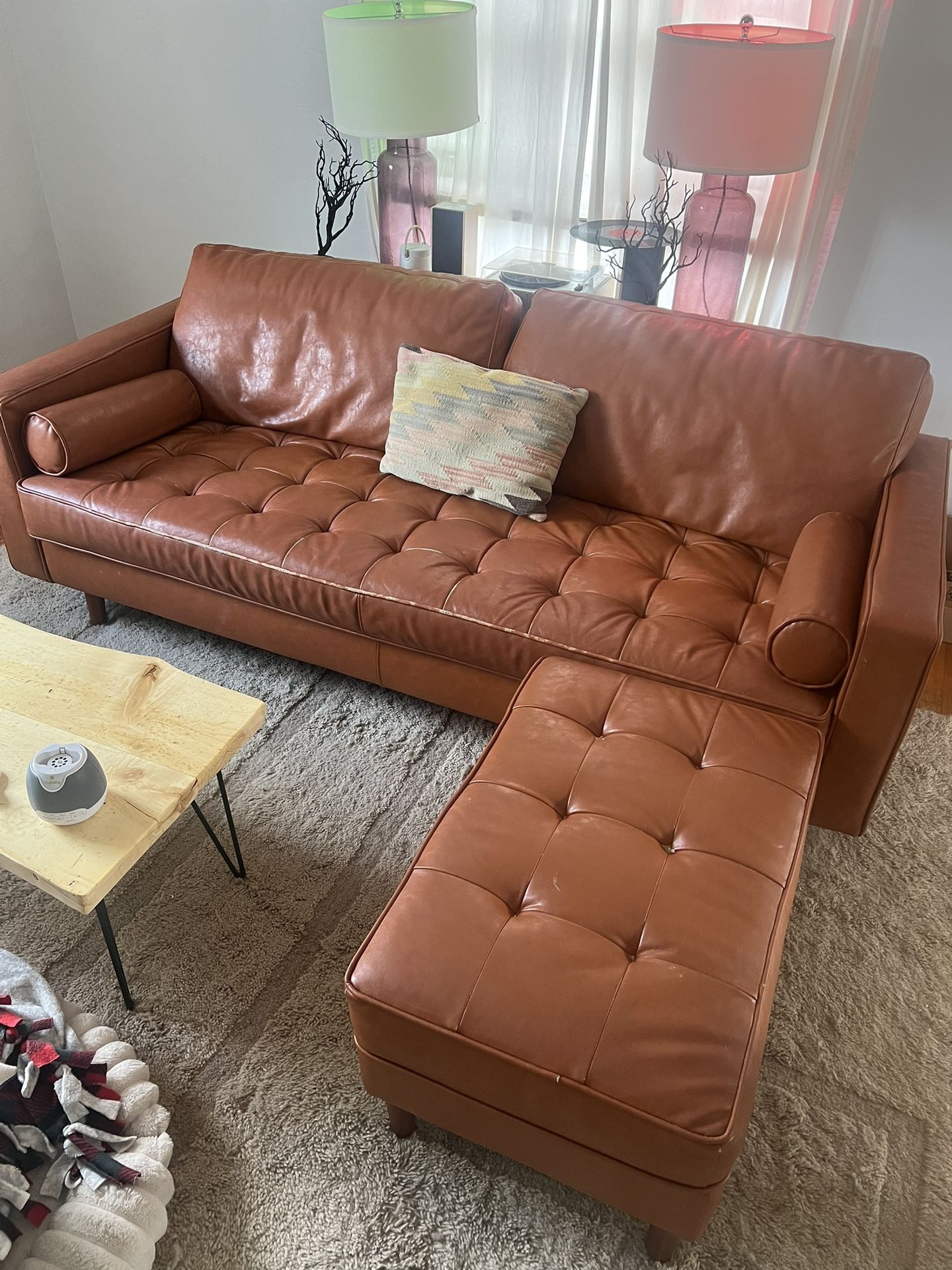Leather Couch (60s Vintage inspired)