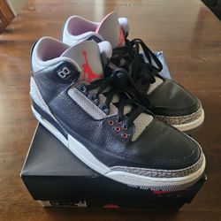 Air Jordan 3s Black Cement Size 13 Mens