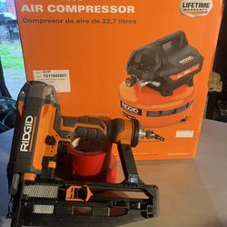 Ridgit Compressor And Nail Gun