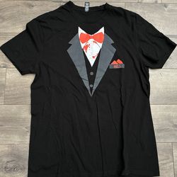 Saw X Movie Promo T Shirt Tuxedo Mens Horror Halloween Black 2023 Large Jigsaw